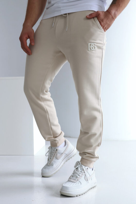 Spodnie dresowe męskie jasny beż – BG BRAND