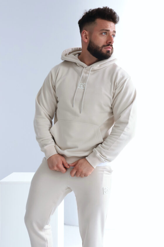 Bluza kangurka męska jasny beż – BG KANGOO