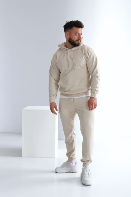 Bluza kangurka męska jasny beż – BG KANGOO