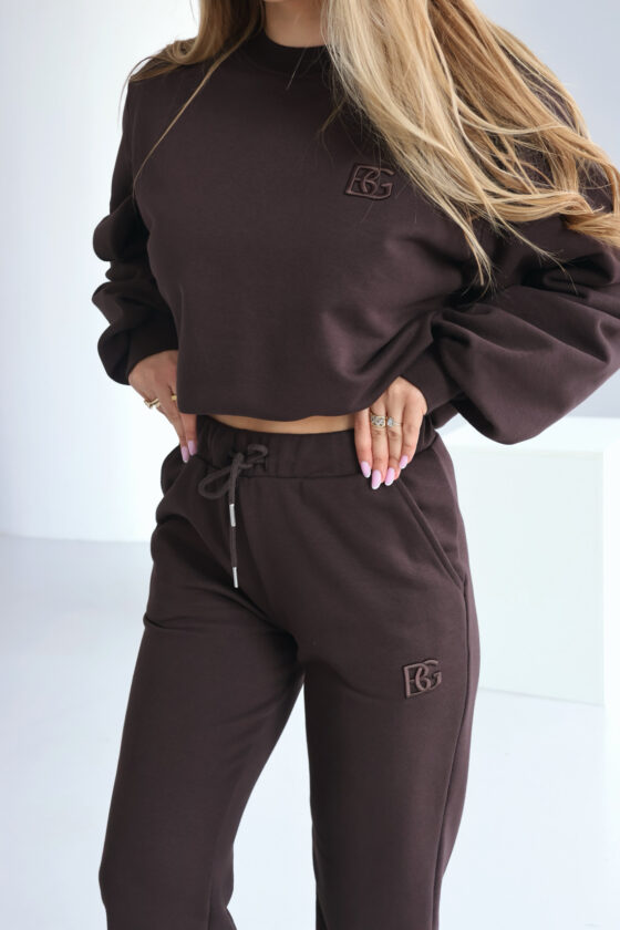 BLUZA DAMSKA BG BASIC | GORZKA CZEKOLADA