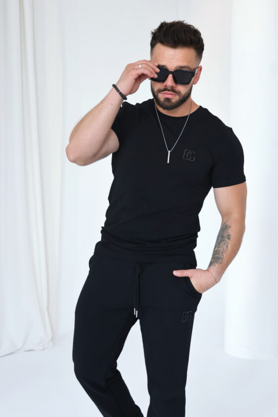 T-shirt męski czarny – BG BOND