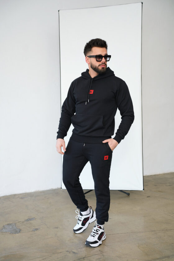 BLUZA MĘSKA BG HOP | CZARNY