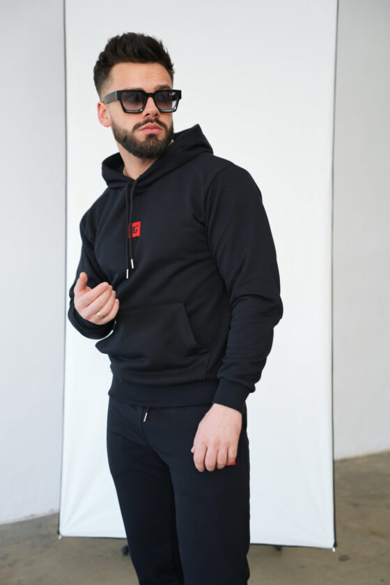 BLUZA MĘSKA BG HOP | CZARNY