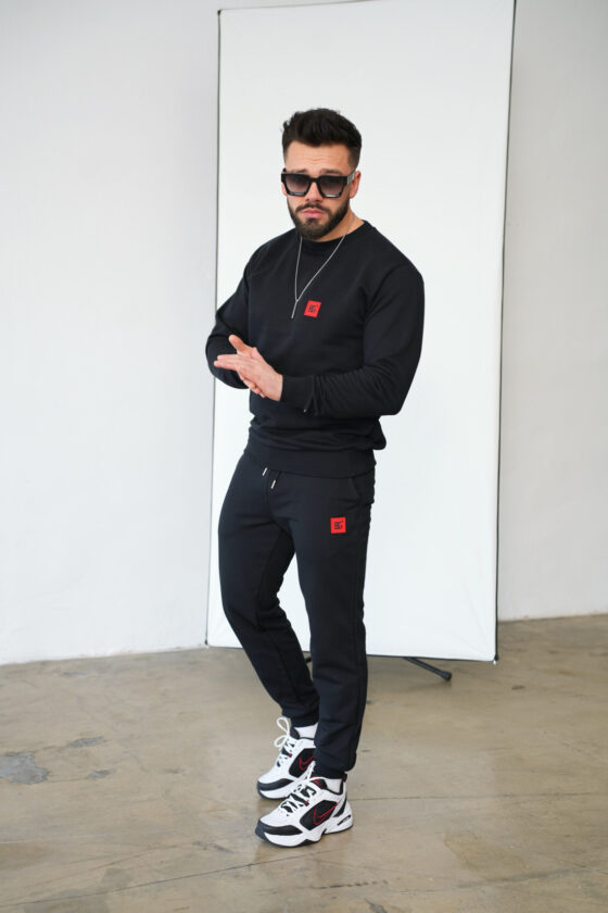 BLUZA MĘSKA BG ETNA | CZARNY