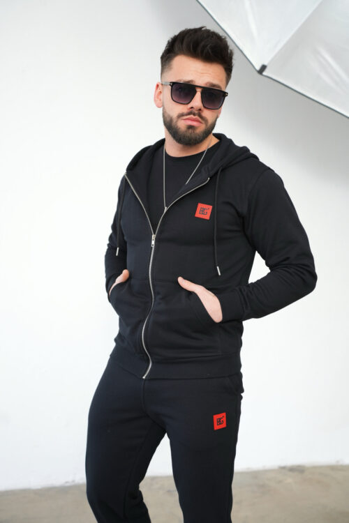 BLUZA MĘSKA BG ROMA | CZARNY