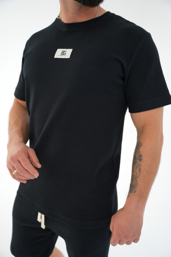 T-shirt męski czarny – BG BREEZE