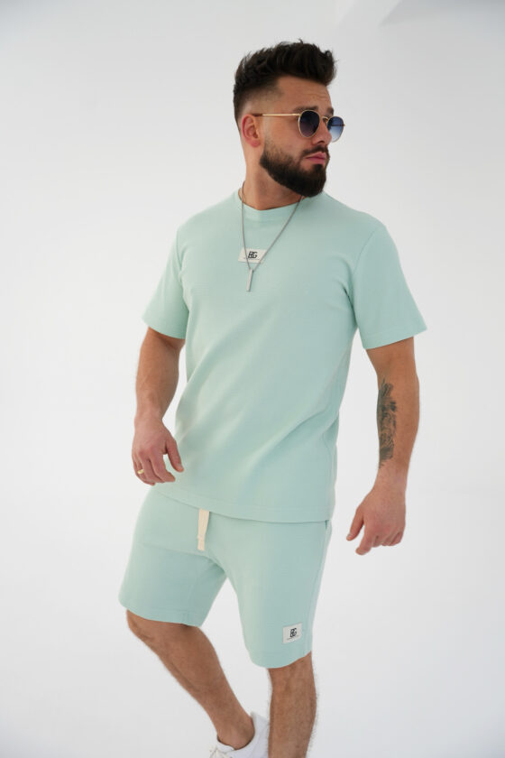 T-shirt męski miętowy – BG BREEZE