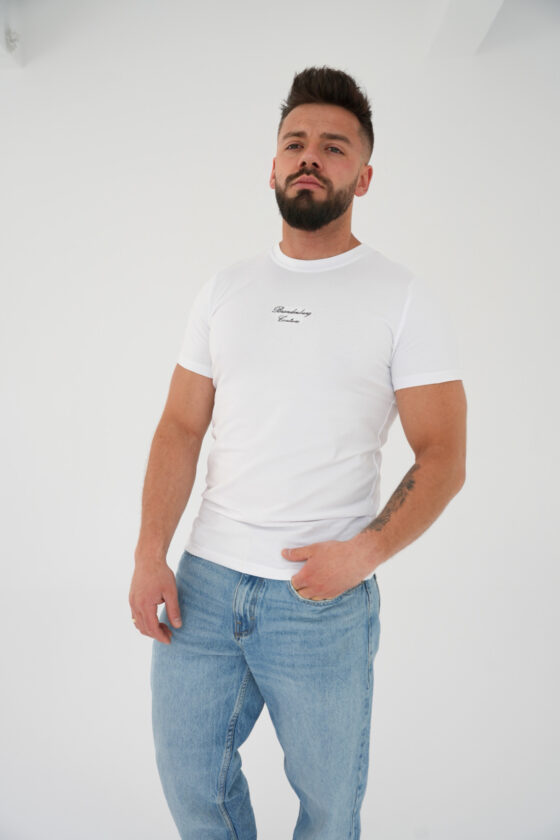 T-SHIRT MĘSKI BG TORRENT | BIAŁY