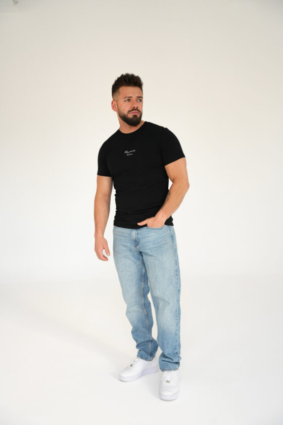 T-SHIRT MĘSKI BG TORRENT | CZARNY
