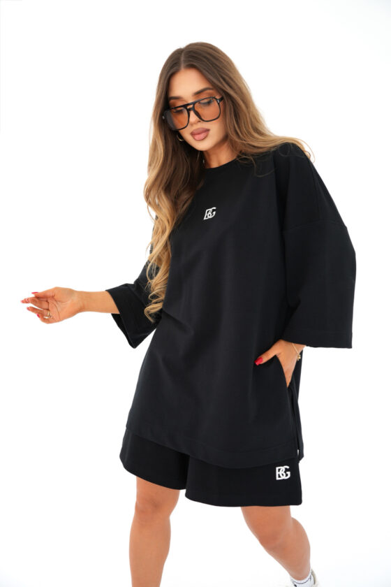 Komplet Damski Oversize BG Grande Czarny