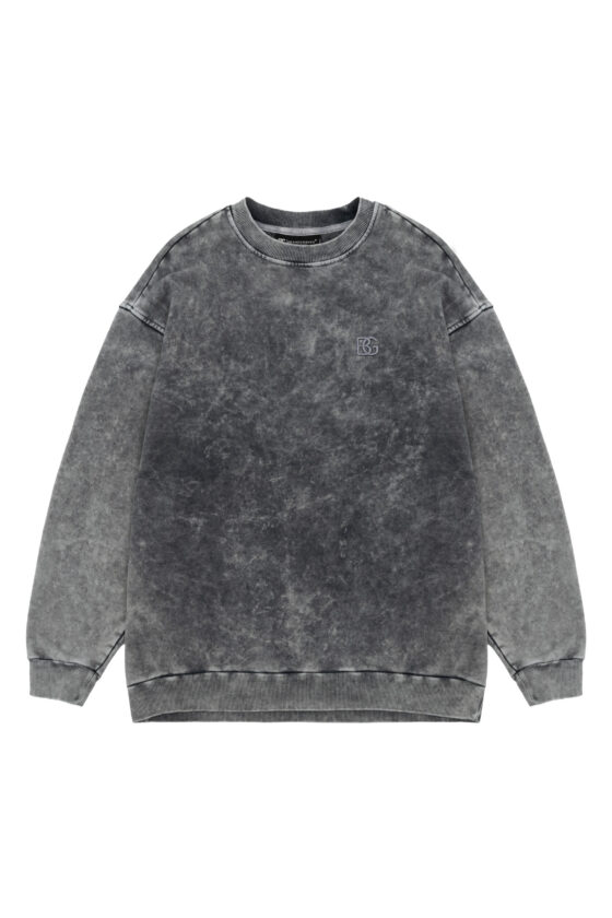 Bluza damska oversize bez kaptura BG HAILEY – szary