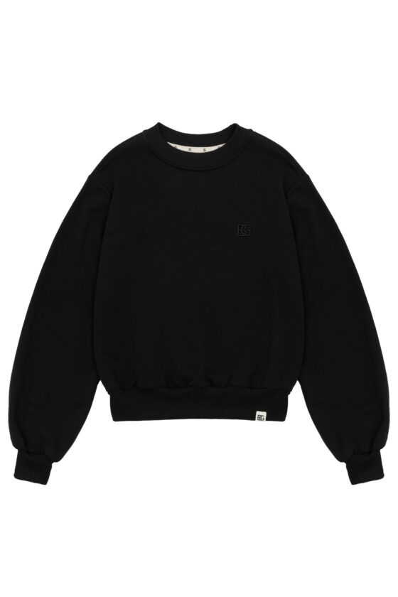 Bluza damska bez kaptura BG CORE – czarny