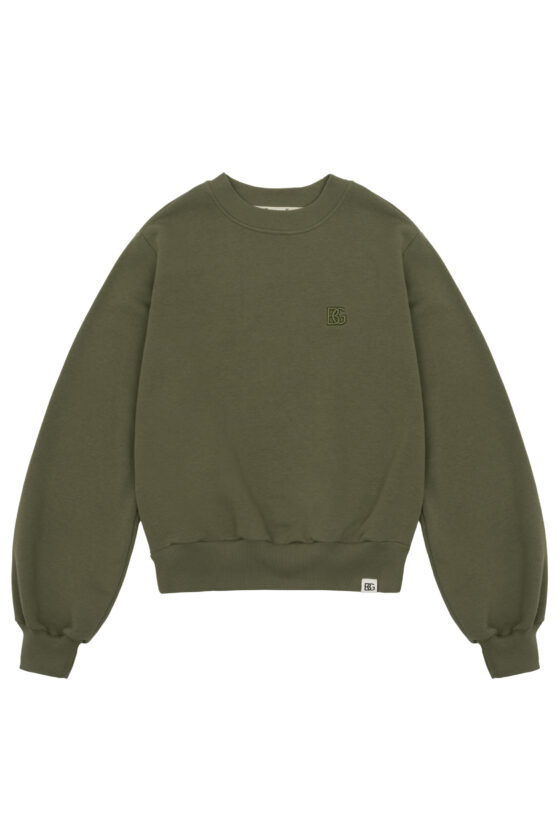 Bluza damska bez kaptura BG CORE – oliwka