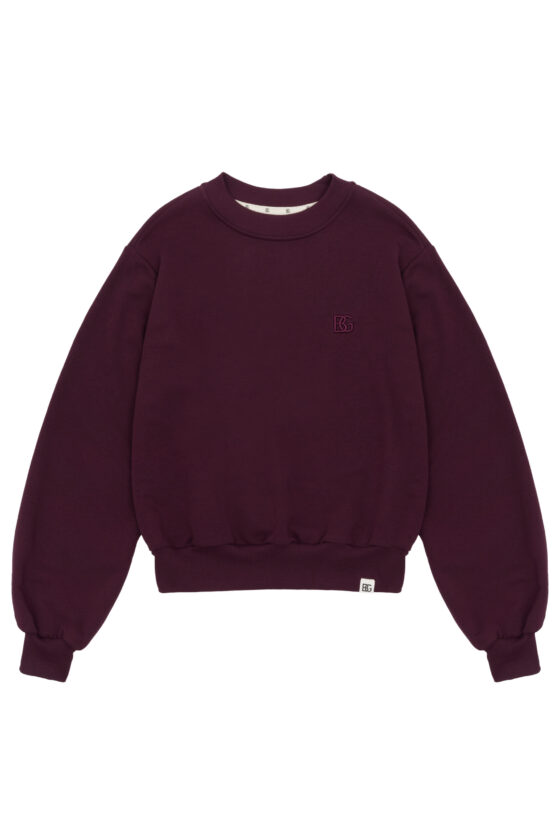 Bluza damska bez kaptura BG CORE – bordo